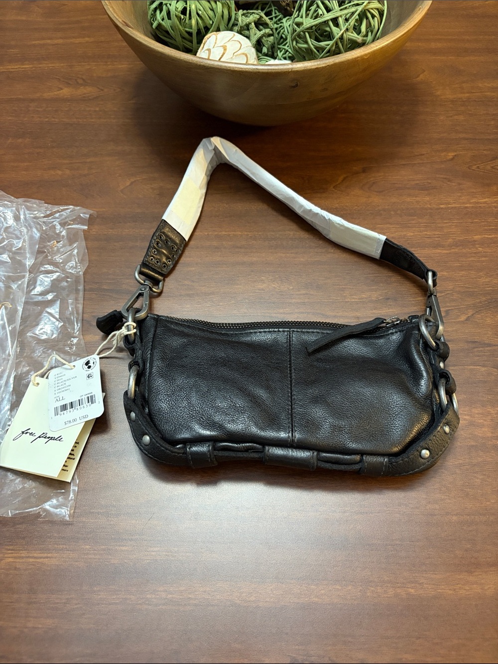 Free People Lillie Leather Shoulder Bag